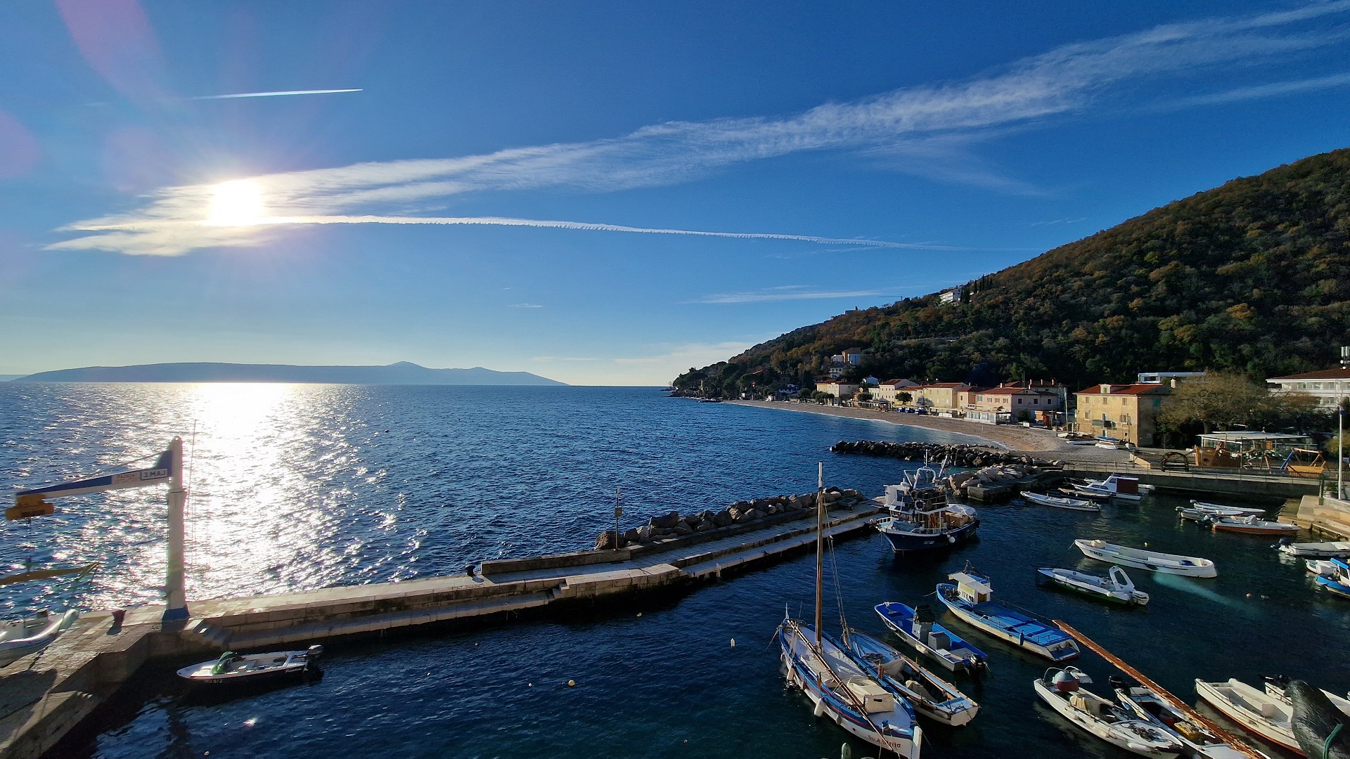 Mošćenička Draga Beach View